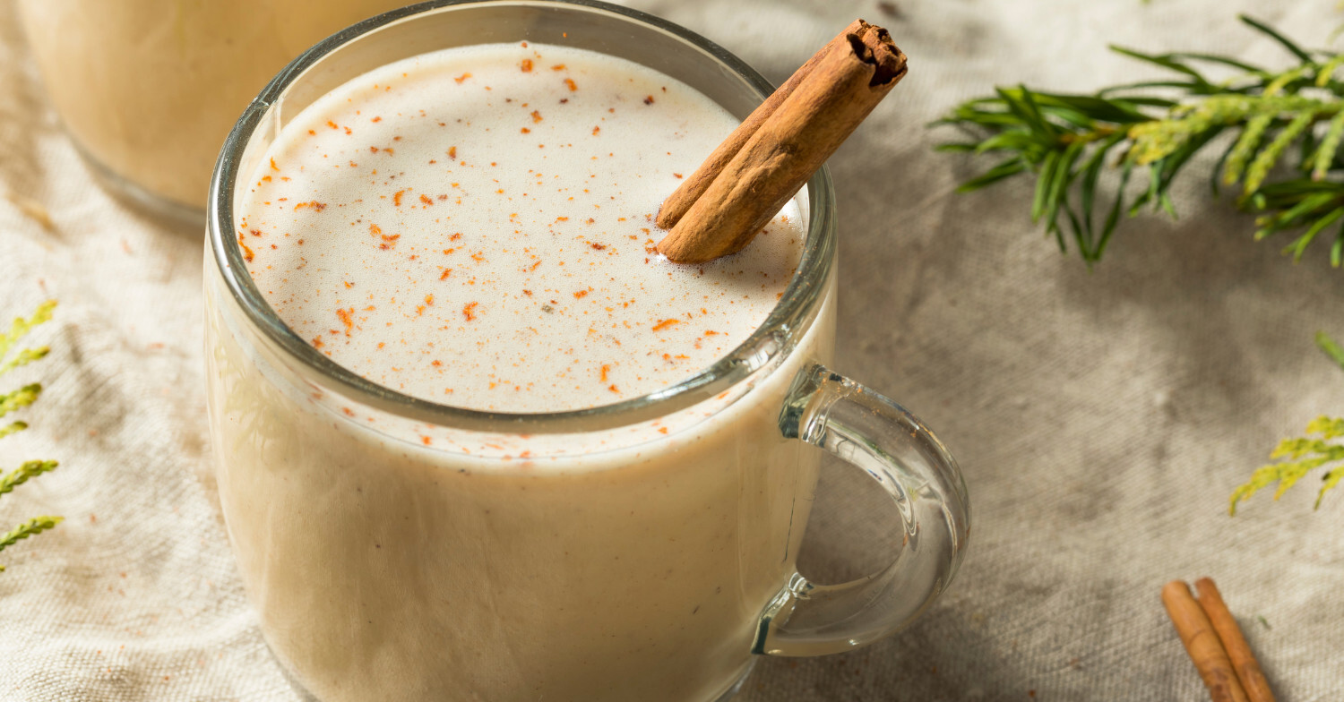 eggnog from scratch homemade christmas health recipe